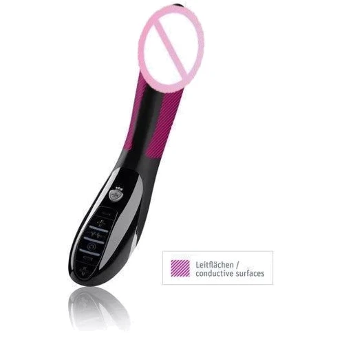 Вибратор с электростимуляцией Mystim Electric Eric eStim Black