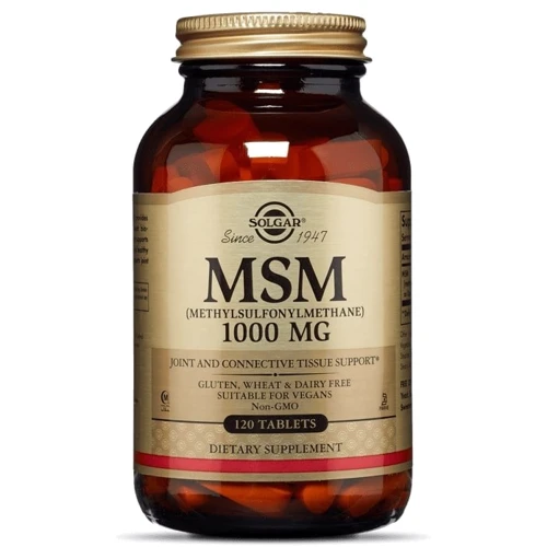 Solgar MSM тисячу mg 120 tab Метілсульфонілметан