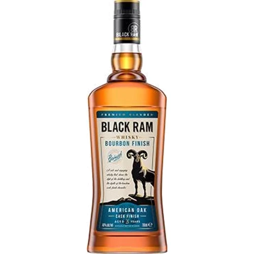 Виски Black Ram Bourbon Cask Finish 40% 0.5 л (PLK3800032050618)