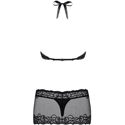 Комплект Obsessive 830-CHE-1 chemise, L/XL