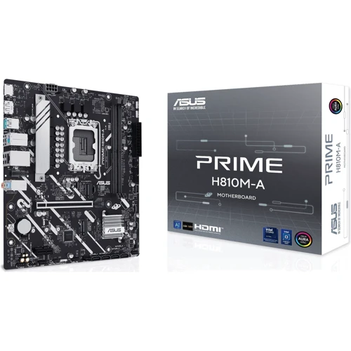 ASUS PRIME H810M-A WIFI: Разъемы на задней панели DisplayPort, HDMI, USB 2.0, USB 3.2 Gen 2