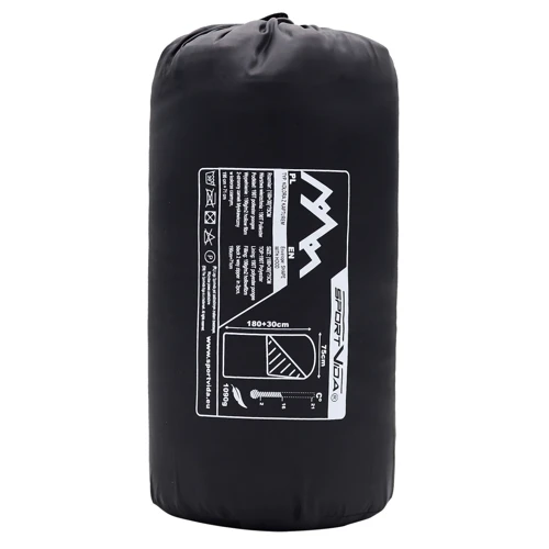 Спальный мешок SportVida L Black/Red (SV-CC0064): Вес с упаковкой 1090 г