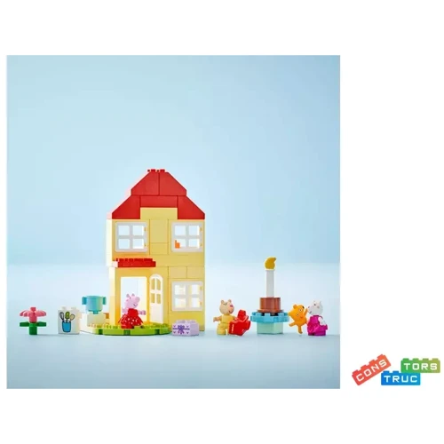 Конструктор LEGO DUPLO Peppa Pig Праздничный дом Пеппы (10433): Количество деталей, шт. 59