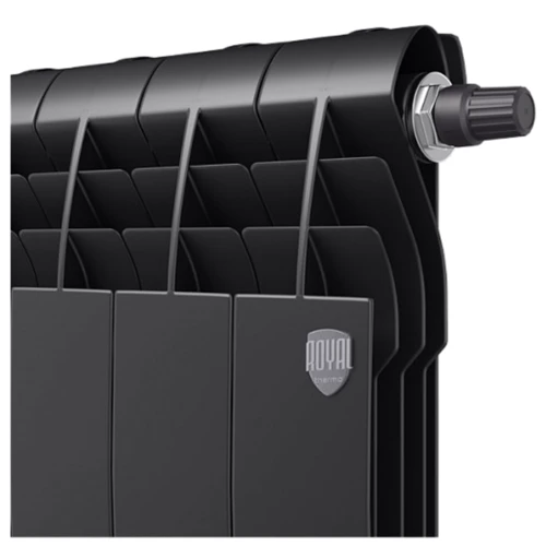 Радіатор із нижнім підключенням Royal Thermo BiLiner 500/Noir Sable VR – 8 секцій: Кількість пластин 1