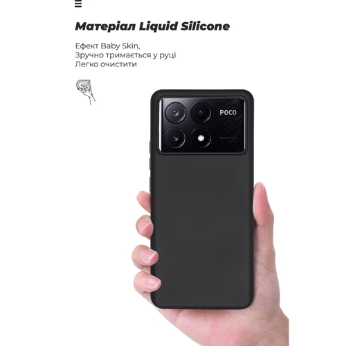 Чохол для телефона ArmorStandart ICON Case Black для Xiaomi Poco X6 Pro 5G (ARM73365) фото 7