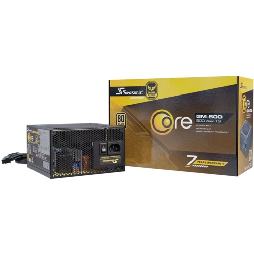 Блок питания Seasonic 500W CORE GM-500 GOLD (SSR-500LM): Модульные (съемные) кабеля есть
