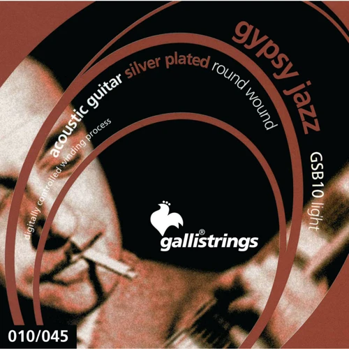 Струна для гитар Струны для акустической гитары Gallistrings GSB10BE BALL END LIGHT