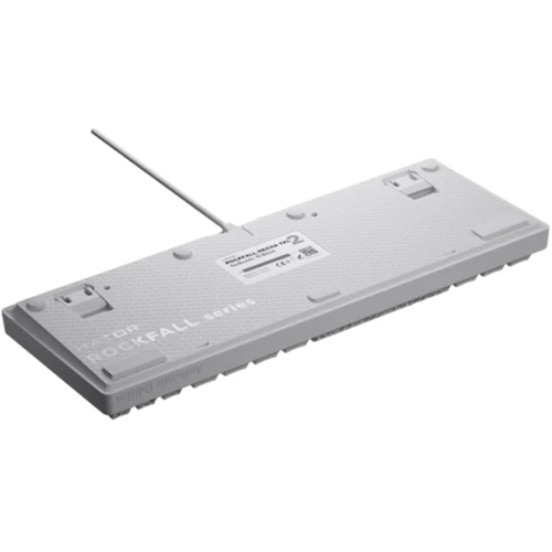 Клавіатура HATOR Rockfall 2 Mecha TKL Authentic Edition White (HTK-531): Тип клавіатури компактная