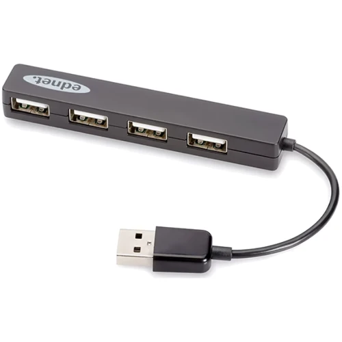 Адаптер Digitus Adapter EDNET USB to 4хUSB Black (85040)