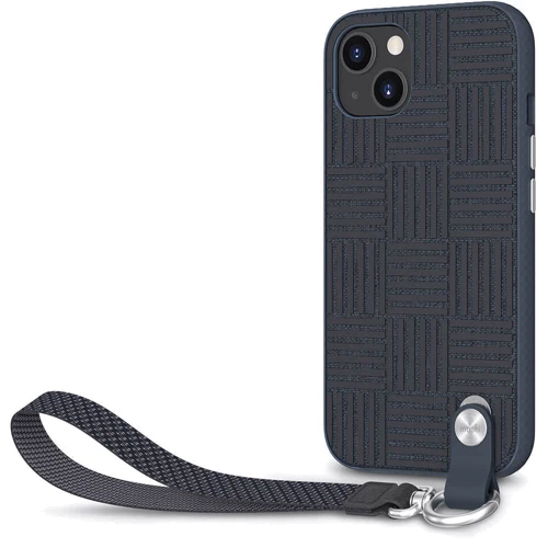 Чехол для iPhone Moshi Altra Slim Case with Wrist Strap Blue (99MO117532) for iPhone 13