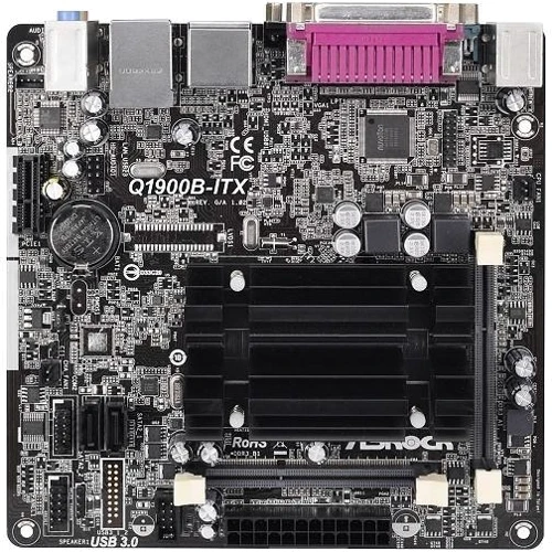 Asrock Q1900B-ITX Mini ITX: Оперативная память 2xSO-DIMM DDR3 1333 МГц , до 16 ГБ