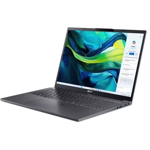 Ноутбук Acer Aspire 16 A16-71M-79TT (NX.J9XEP.001): Процесор Intel Core Ultra 7-155U (1.7 - 4.8 ГГц) / 12 - ядерный