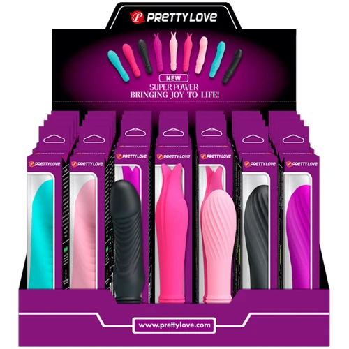 Набор вибраторов Pretty Love Vibrator Mix Tray (в наборе 28 шт.)