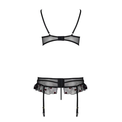 Эротический комплект Passion LOVELIA SET black XXL/XXXL