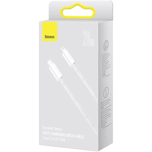 Кабель Baseus Cable USB-C to Lightning Dynamic 20W 1m White (CALD000002) фото 11