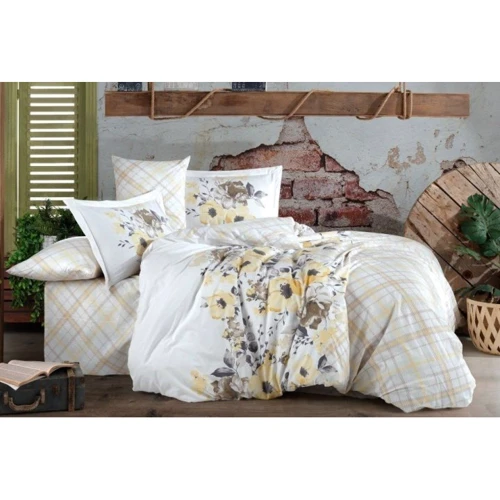 Комплект постільної білизни Hobby Poplin Belinda євро жовтий (54148_2,0)