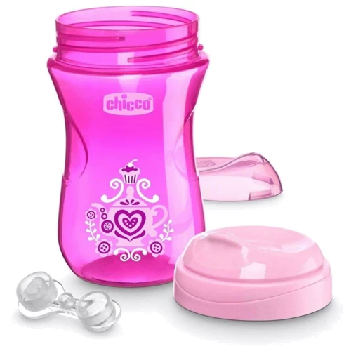 Поильник-непроливайка Chicco Easy Cup от 12 месяцев 266 мл Фиолетовый (06961.10.04): Производитель Chicco