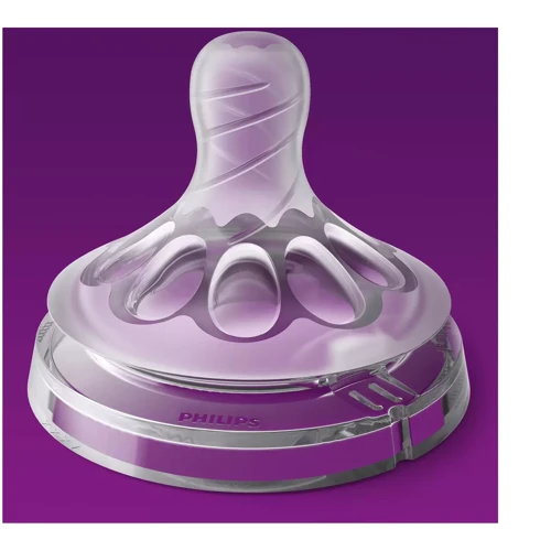 Соска силиконовая Philips AVENT Natural 1м+ 2 шт (SCF042/27) фото 5