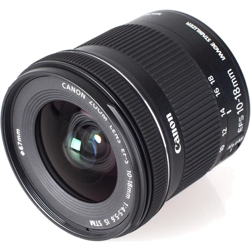 Объектив для фотоаппарата Canon EF-S 10-18mm f/4.5-5.6 IS STM UA