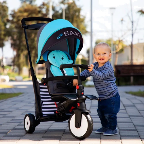 Триколісний велосипед Smart Trike Folding Trike STR5 7 in 1 Elephant (Слоник) фото 4