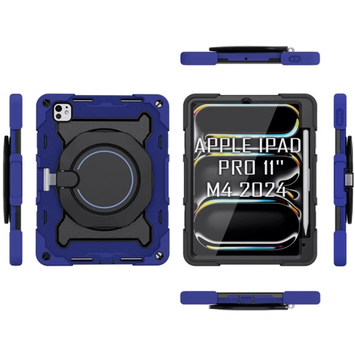 Аксесуар для iPad BeCover Armored Shockproof Case з Stand Blue для iPad Pro 11 2024 M4 (711928)