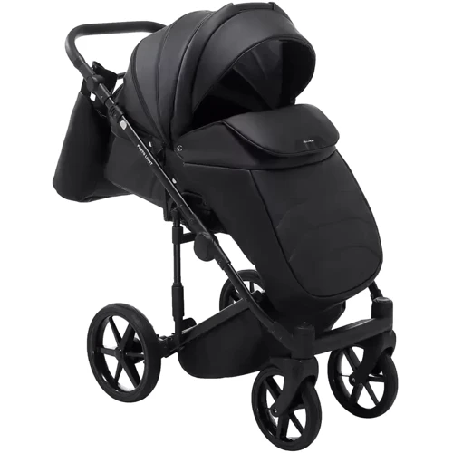 Коляска 2 в 1 Adamex Porto Light Экокожа SA-2 черная (625770): Пол ребенка Унисекс, Для девочек, Для мальчиков