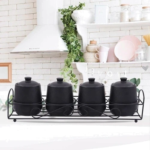 Набор для специй Maestro 5 пр. Black (20001-04CS-MR)