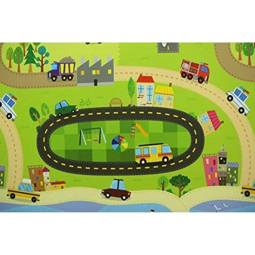Коврик BabyCare Happy Village (1850X1250X12 мм): Тип развивающий коврик