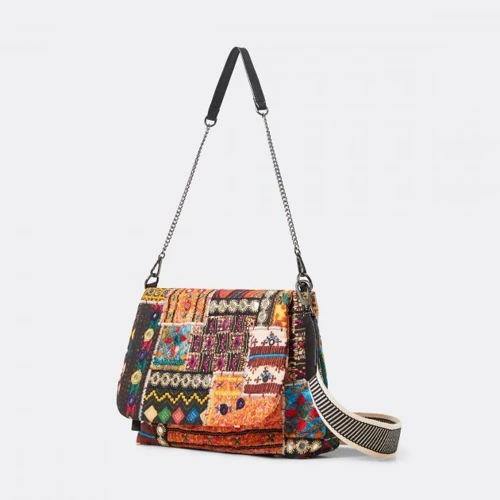 Женская сумка через плечо Desigual разноцветная (8445110228449): Пол Женский