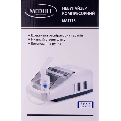 Ингалятор MEDHIT Ингалятор небулайзер MASTER компресорний: Вид Стационарный