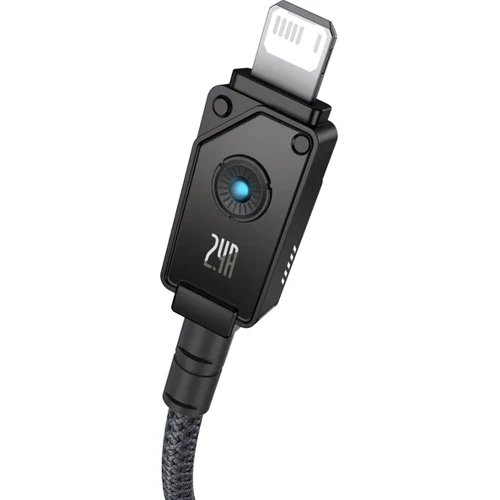 Кабель Baseus USB Cable to Lightning Unbreakable Series Fast Charging 2.4A 2m Black (P10355802111-01) фото 3