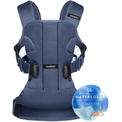 Рюкзак-кенгуру Babybjorn Carrier ONE Air Great Blue whale (93008): Материал полиэстер