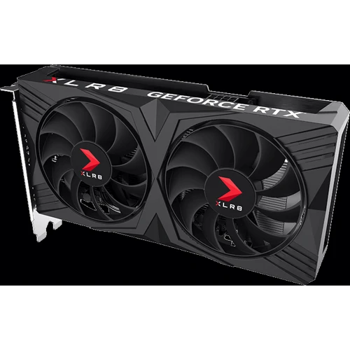 Видеокарта PNY GeForce RTX 4060 8GB XLR8 Gaming VERTO Overclocked Dual Fan DLSS 3 (VCG40608DFXPB1-O): Разрядность шины памяти, бит 128