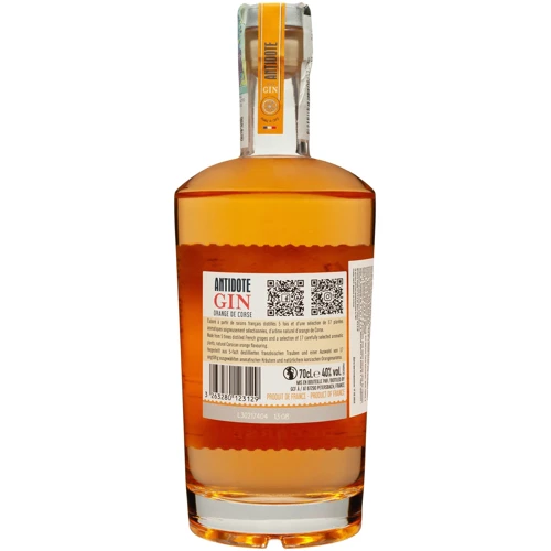 Джин Antidote Orange De Corse 40% 0.7 л (FSH_3263280123129): Объем, л 0.7