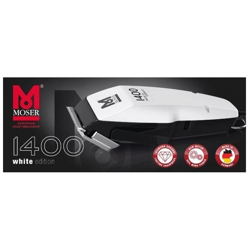 Машинка для стрижки (тример) Moser 1400-0310: Кількість насадок 2
