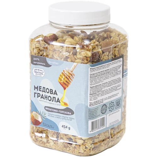 Гранола Oats&Honey Фруктово-ореховая 454 г (4820013334109) фото 3