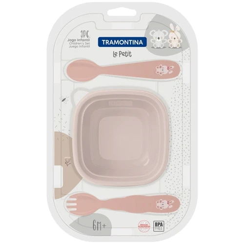 Детский набор Tramontina Baby Le Petit 3 пр. orange (23797/403)