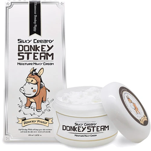 Elizavecca Silky Creamy Donkey Steam Moisture Milky Cream 100 ml Крем для кожи молочный увлажняющий