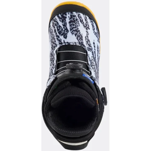 Черевики для сноуборду Burton (2031816) Swath BOA 2025 Zebra/Goldenrod 45 12 (9010510760401): Розмір черевика (EU) 45