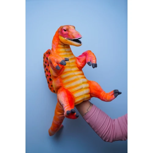 М'яка іграшка Hansa Спинозавр (помаранчевий), серія Puppet, 42 см: Тип дикі тварини