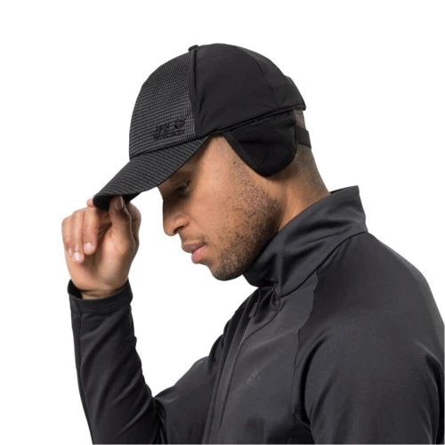 Кепка Jack Wolfskin Night Hawk Shield Cap черная (1910671_6000) фото 2