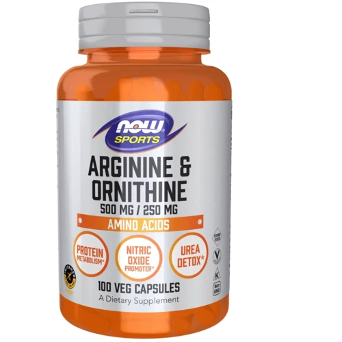 

Now Foods Arginine/Ornithine - 100 Veg Capsules