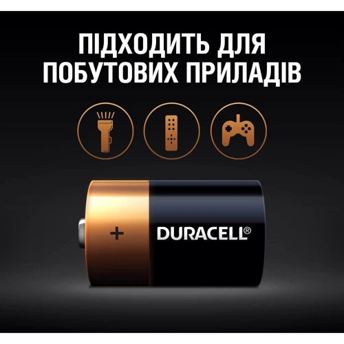 Батарейки Duracell Basic D алкалиновые 1.5V LR20 2шт. (5000394052512) фото 4