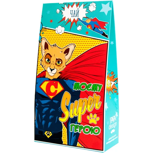 Чай в коробці PAPAdesign "Моєму Super герою"
