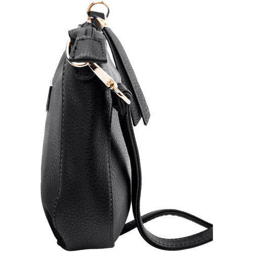Жіноча сумка через плече Amelie Galanti чорна (A976116-black): Застібка Блискавка