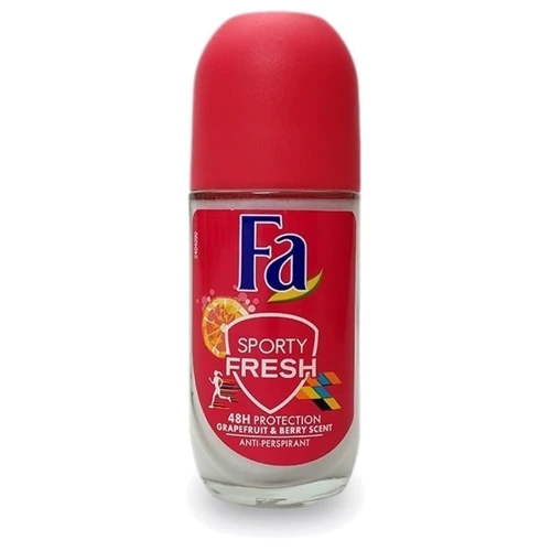 Fa Sporty Fresh 50 ml Антиперспірант-ролик Аромат грейпфрута і ягід