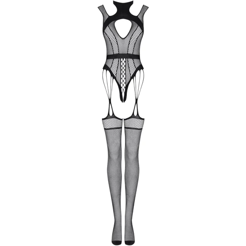Бодистокинг Obsessive Bodystocking G327 black S/M/L