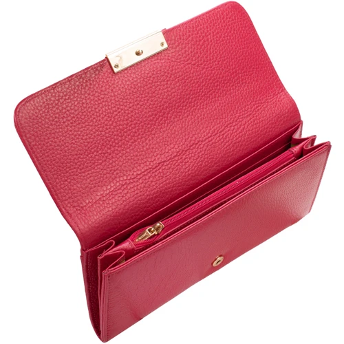 Женский кошелек Smith&Canova красный (FUL-28536-fuchsia): Материал Натуральная кожа