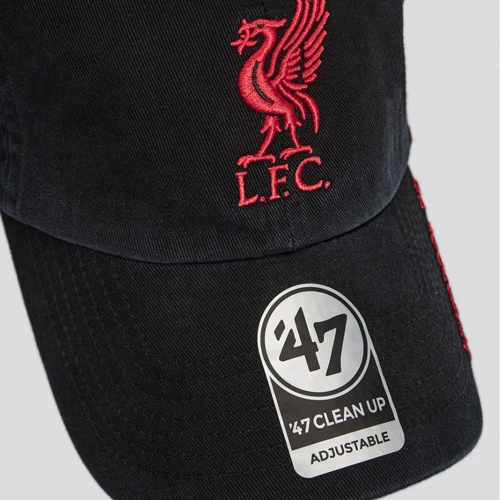 Мужская бейсболка 47 Brand Ice '47 Clean Up Liverpool Fc черная (EPL-ICE04GWS-BKA) фото 3