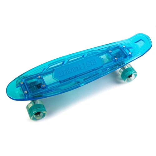 Penny Fish Skateboard Original Blue Музыкальная и светящаяся дека